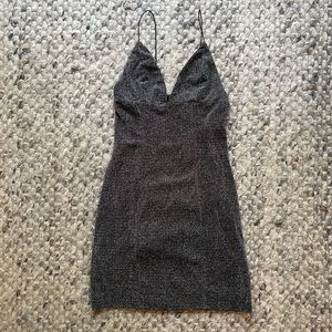 Forever 21 black sparkly dress